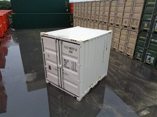 Container marittimo bianco High Cube da 10 piedi - nuovo