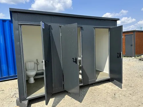 Container servizi igienici con 3 cabine (Rif: S2107)