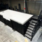 6 m schwarzer Containerpool