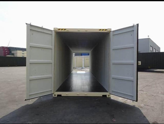 40-Fuß-HC-Seecontainer, Erstreise, Doppeltür