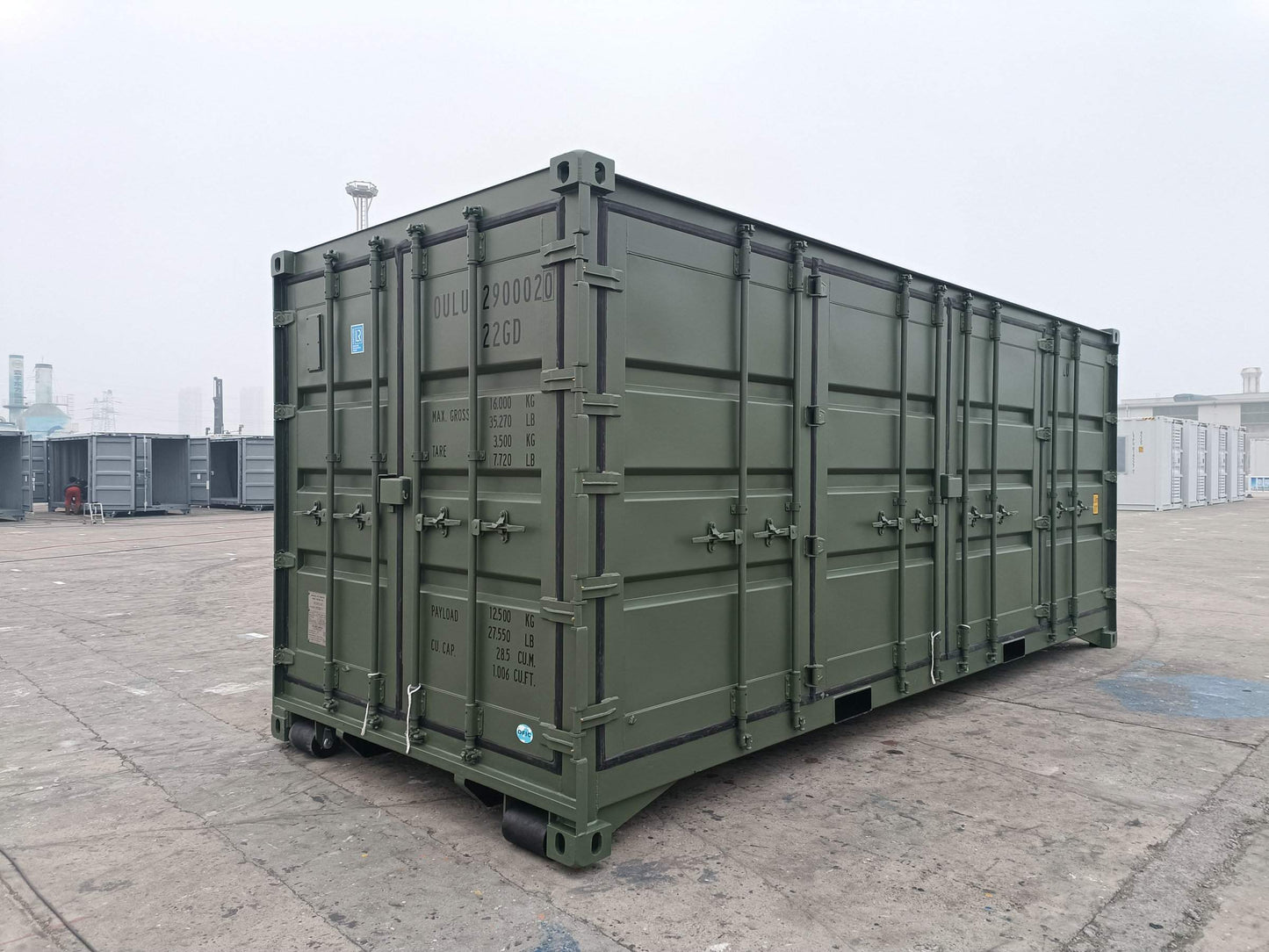 20-Fuß-Container mit offenen Seiten, ISO-Typ (Ref: 11201)