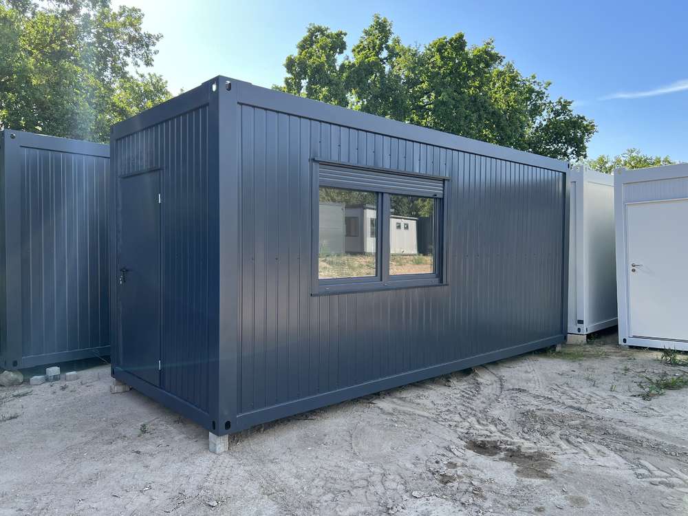 Containerbüro, Küche, Toilette und Dusche 6,00 x 2,43 m