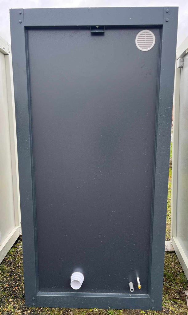 Einfaches WC-Sanitärmodul – graue Farbe