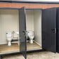 Sanitärcontainer-Pavillon mit drei Kabinen (Ref: S2103)