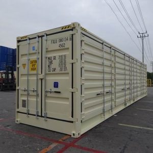 Erstklassiger 40-Fuß-Seecontainer, seitlich offen