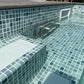 20-Fuß-Containerpool, anthrazitgrau, mit Jet-Swim-Funktion