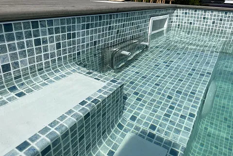 20-Fuß-Containerpool, anthrazitgrau, mit Jet-Swim-Funktion