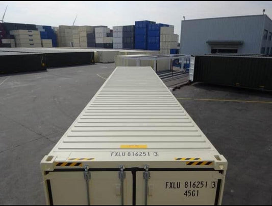 40-Fuß-HC-Seecontainer, Erstreise, Doppeltür