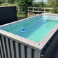 20-Fuß-Containerpool, anthrazitgrau, mit Jet-Swim-Funktion