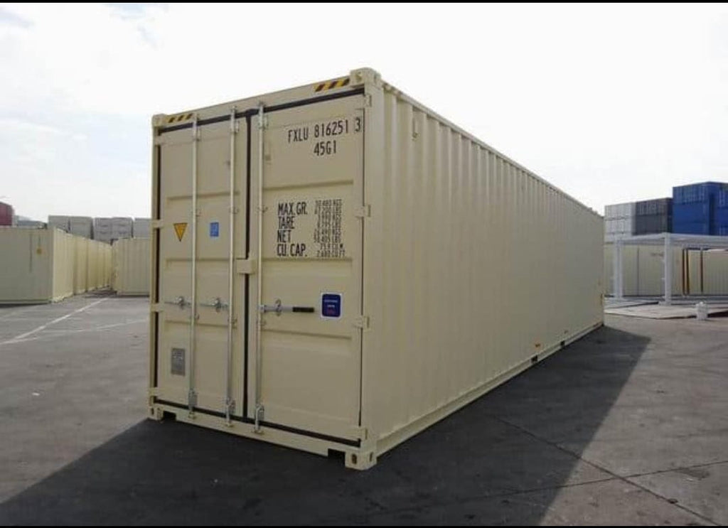 40-Fuß-HC-Seecontainer, Erstreise, Doppeltür
